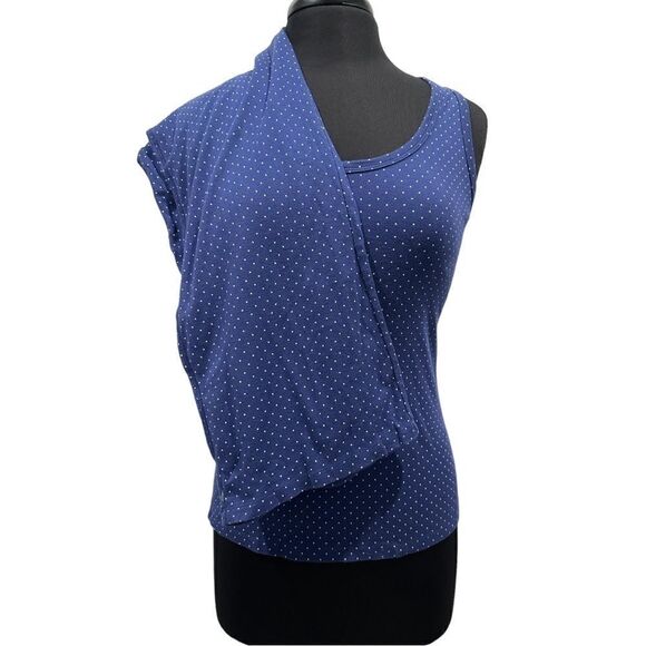 VICTORIA’S Secret Blue Polka Dot 2 Piece Pajama Set Sz M - Picture 1 of 11